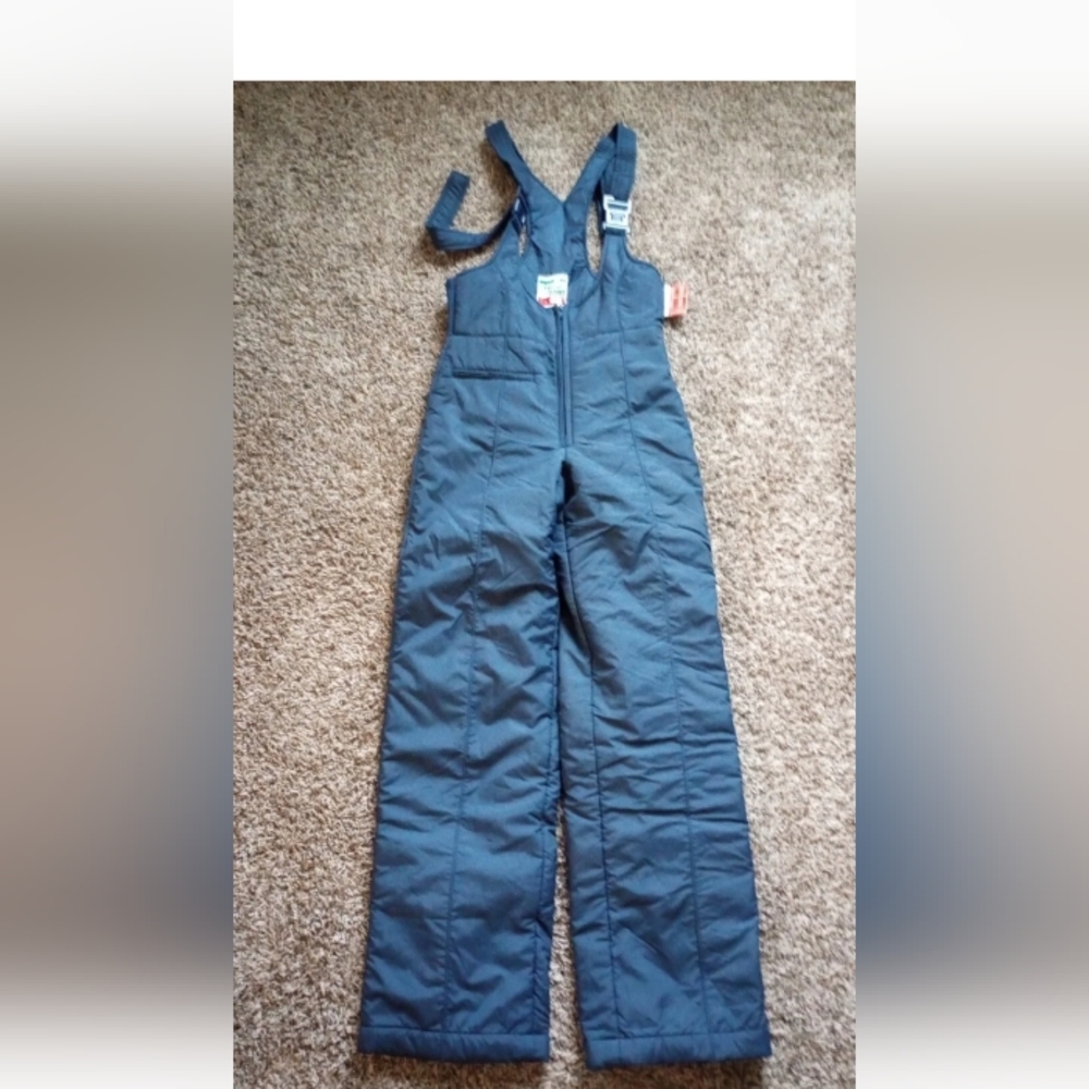 Emilio D”Italia Womens Navy Blue Snow Ski Bib Adjustable Overall Sz 12 V…